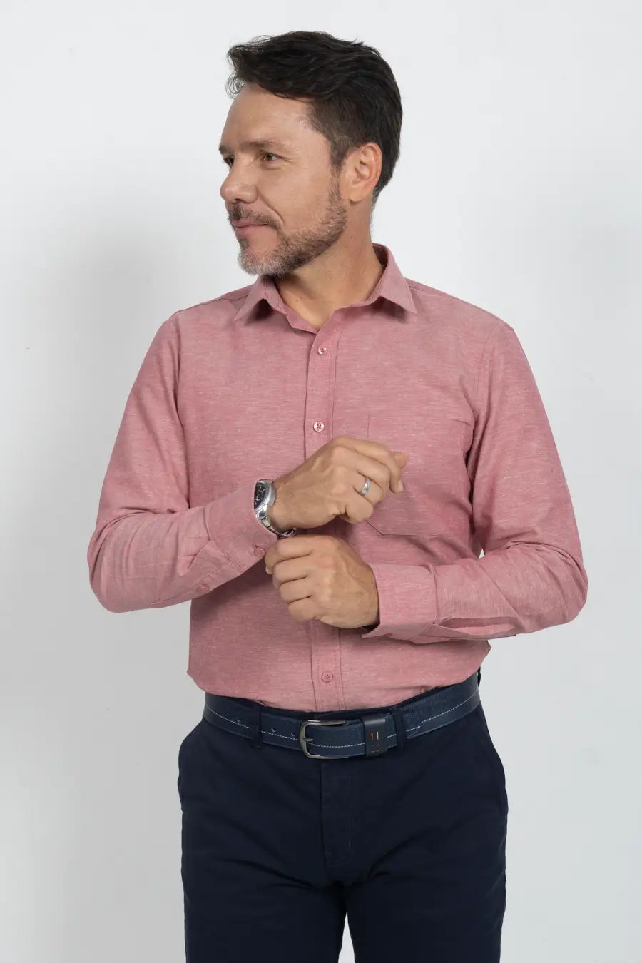 Camisa Manga Larga para Hombre Rose 11003