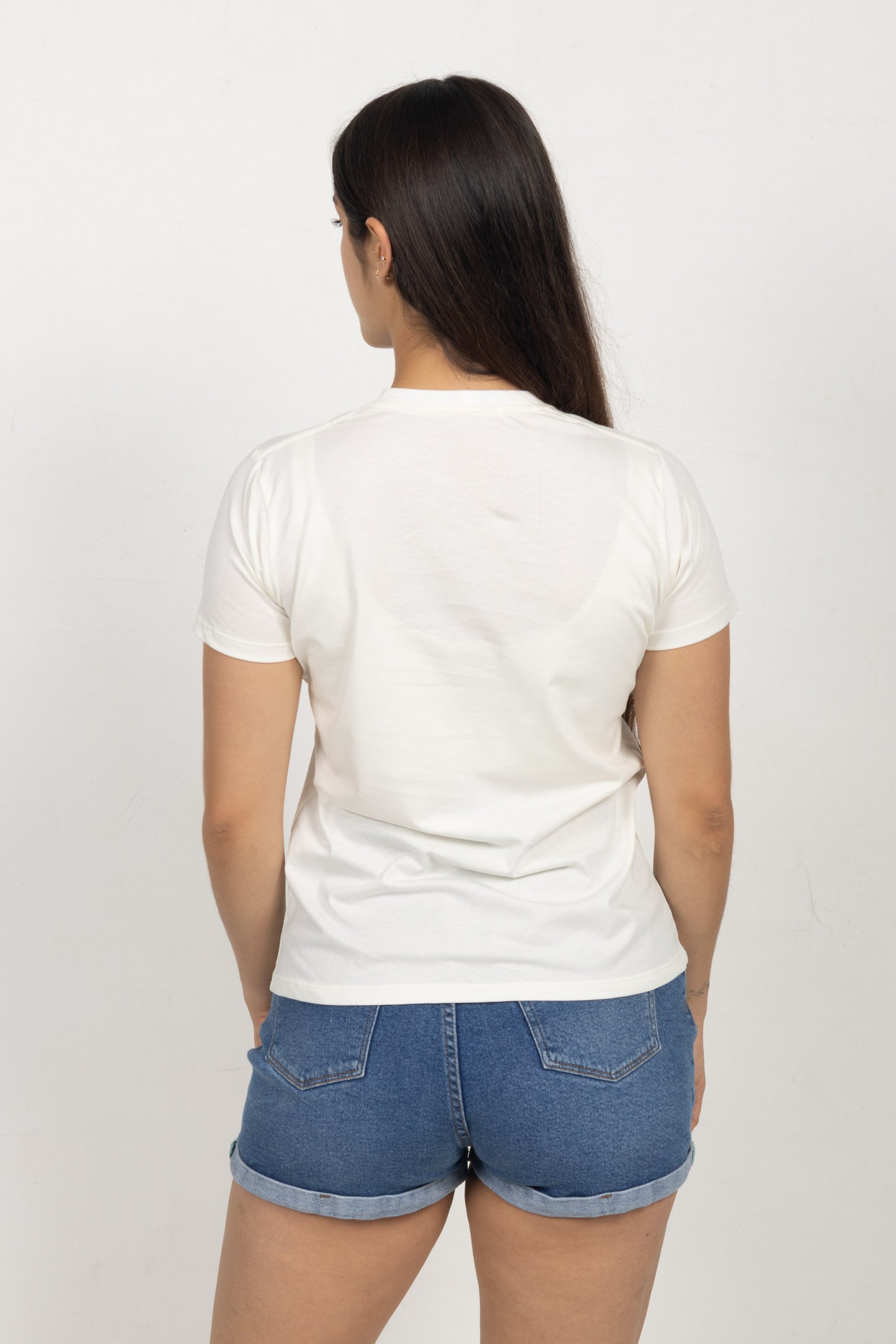 Camiseta para mujer Beige 230103