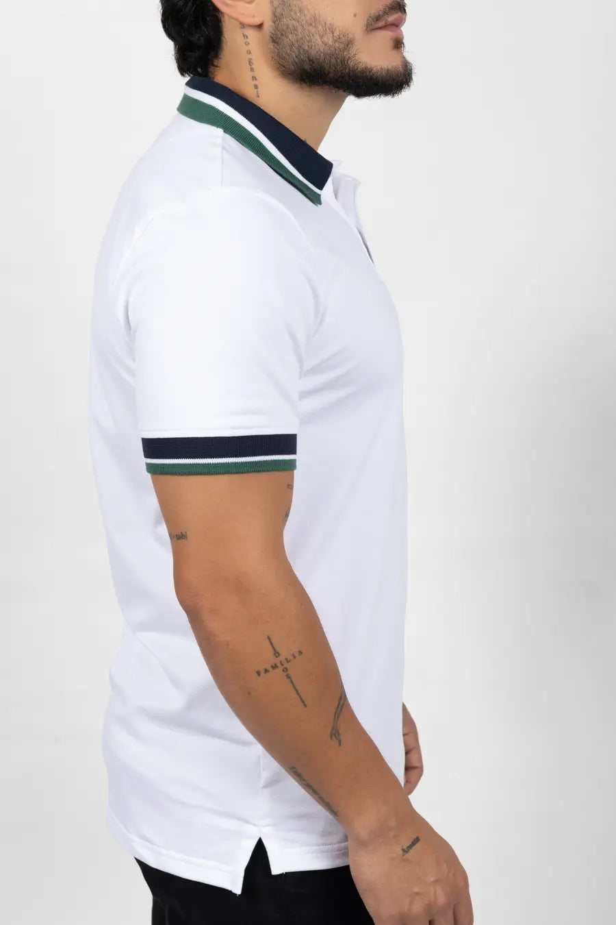 Polo Classic Fit Para Hombre Blanco 31029