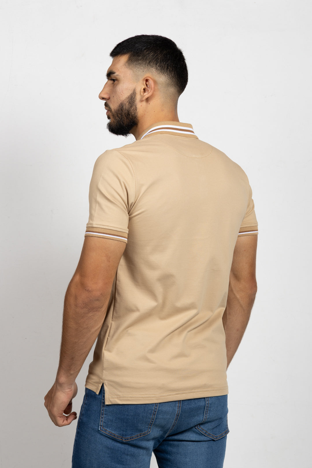 Polo Classic Fit Para Hombre Arena 31134