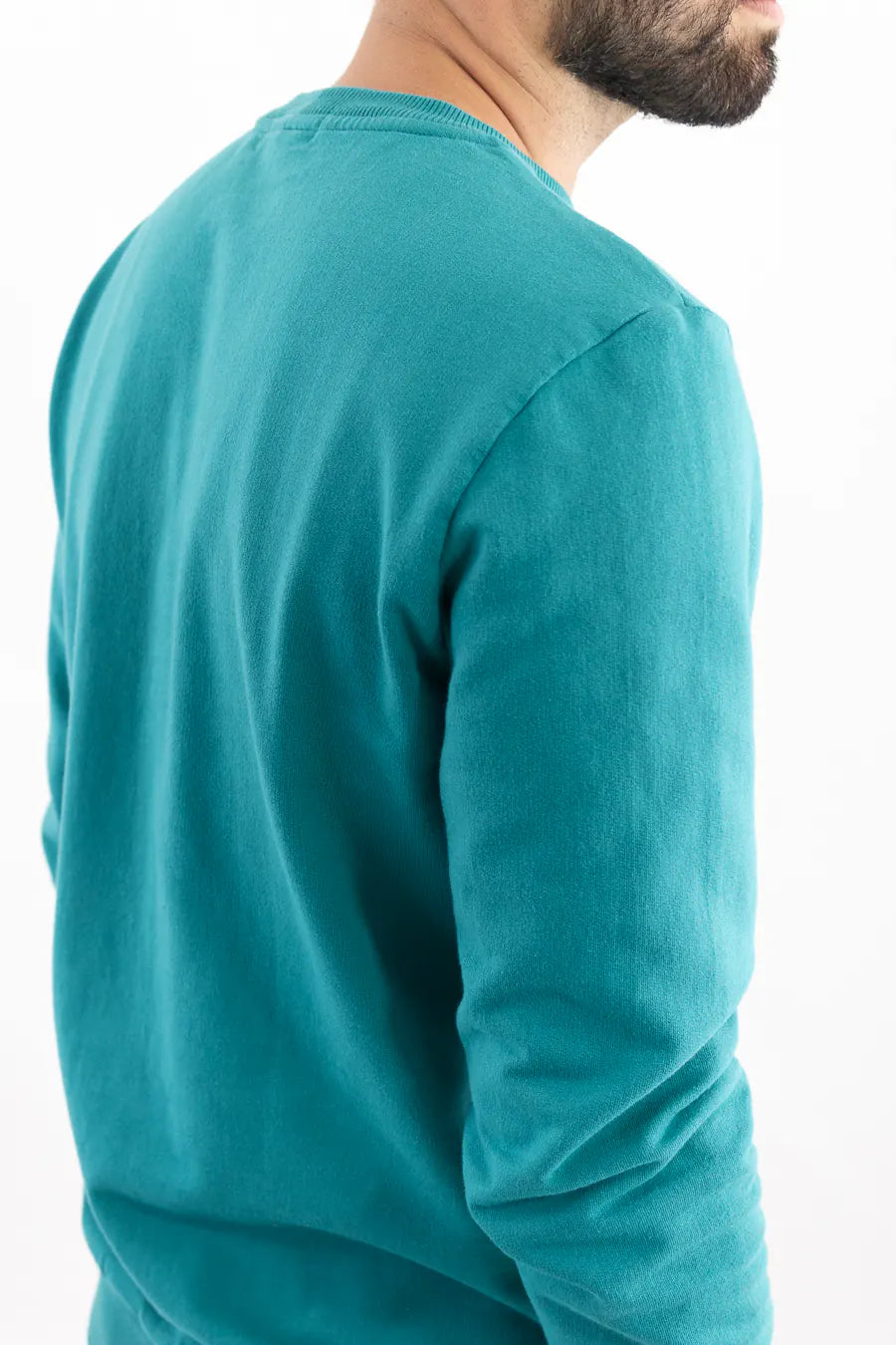 Buzo Cerrado para Hombre Verde Turqueza 70903