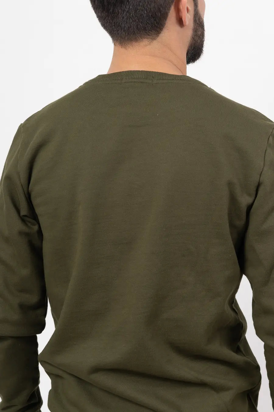Buzo Cerrado para Hombre Verde Militar 70912