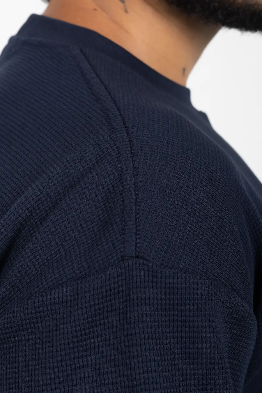 Oversize con Textura Azul Oscuro 100706