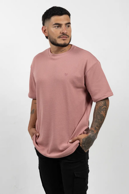 Oversize con Textura Rose 100708