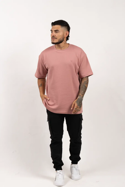 Oversize con Textura Rose 100708
