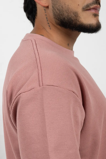Oversize con Textura Rose 100708