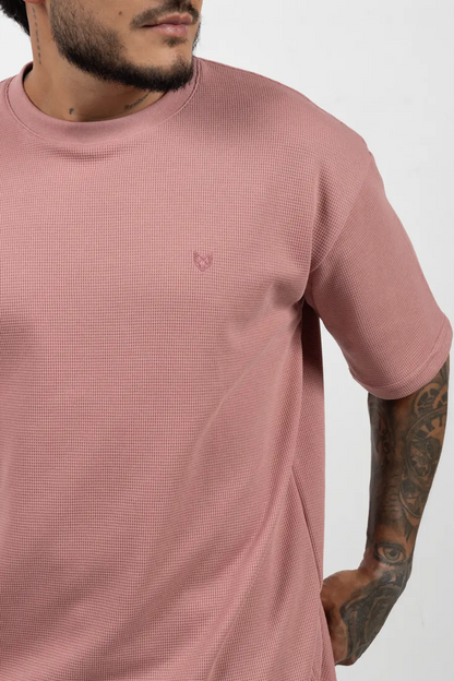 Oversize con Textura Rose 100708