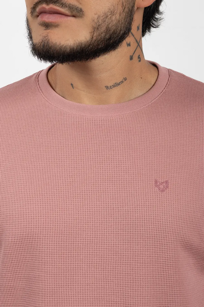 Camiseta de Hombre Con Textura Rose 100808