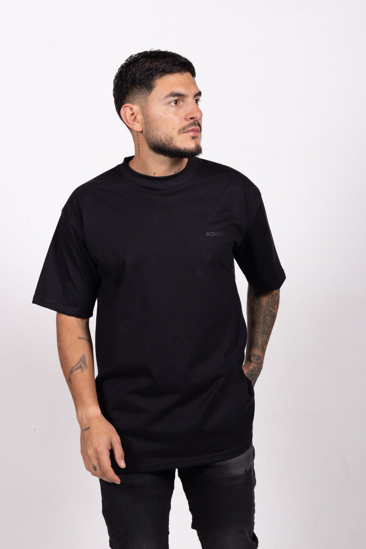 Oversize para hombre Negro 101102