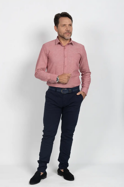 Camisa Manga Larga para Hombre Rose 11003