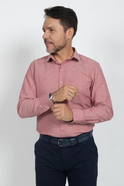 Camisa Manga Larga para Hombre Rose 11003
