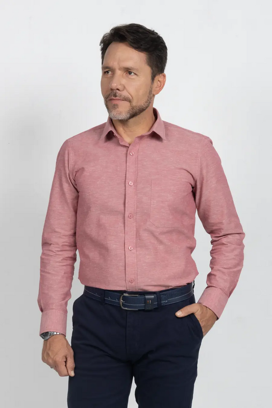 Camisa Manga Larga para Hombre Rose 11003