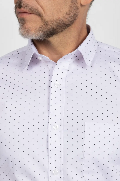Camisa Manga Larga para Hombre Blanco 11010