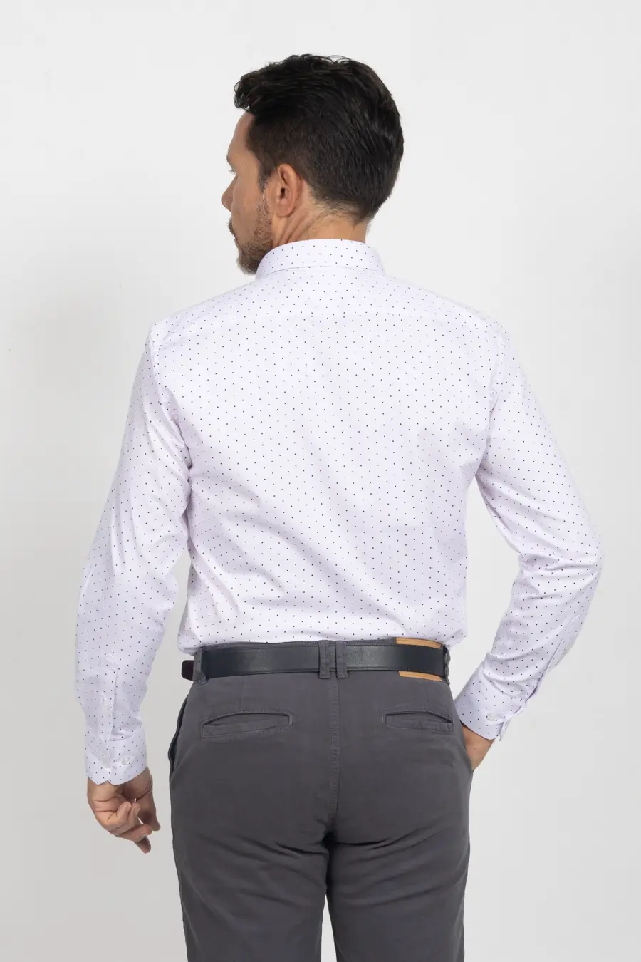 Camisa Manga Larga para Hombre Blanco 11010