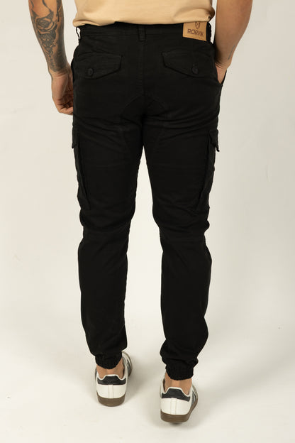 Pantalón Tipo Jogger para Hombre Negro 120101