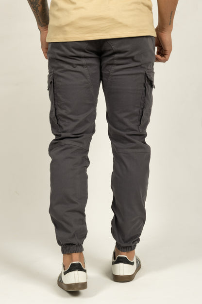 Pantalón Tipo Jogger para Hombre Gris Oscuro 120102