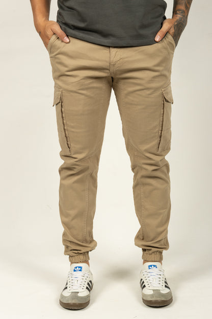 Pantalón Tipo Jogger para Hombre Caki 120103