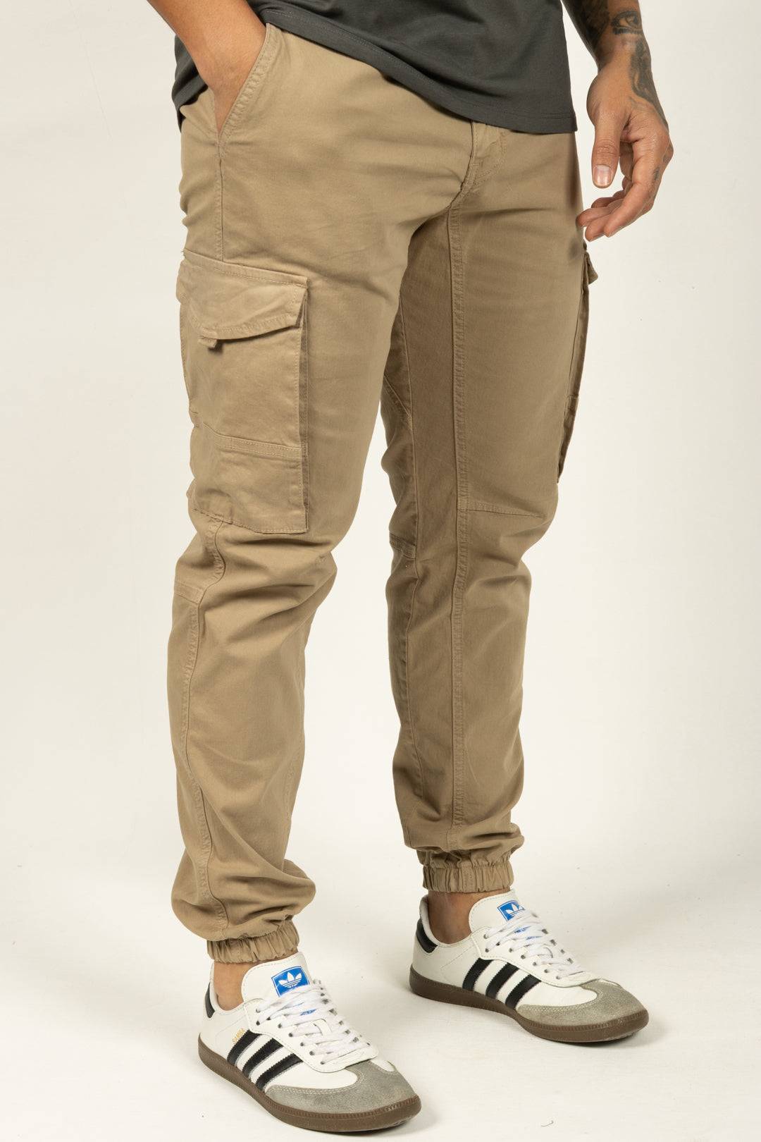 Pantalón Tipo Jogger para Hombre Caki 120103