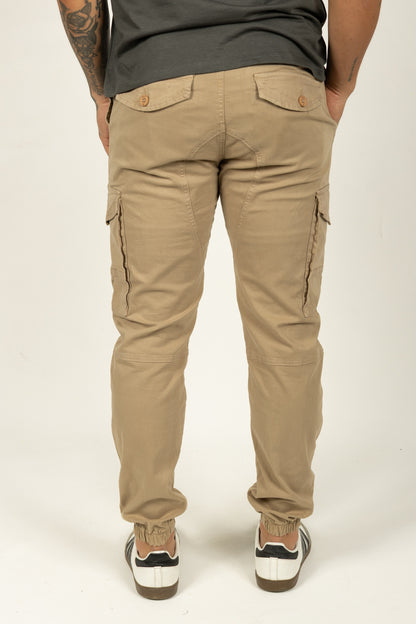 Pantalón Tipo Jogger para Hombre Caki 120103