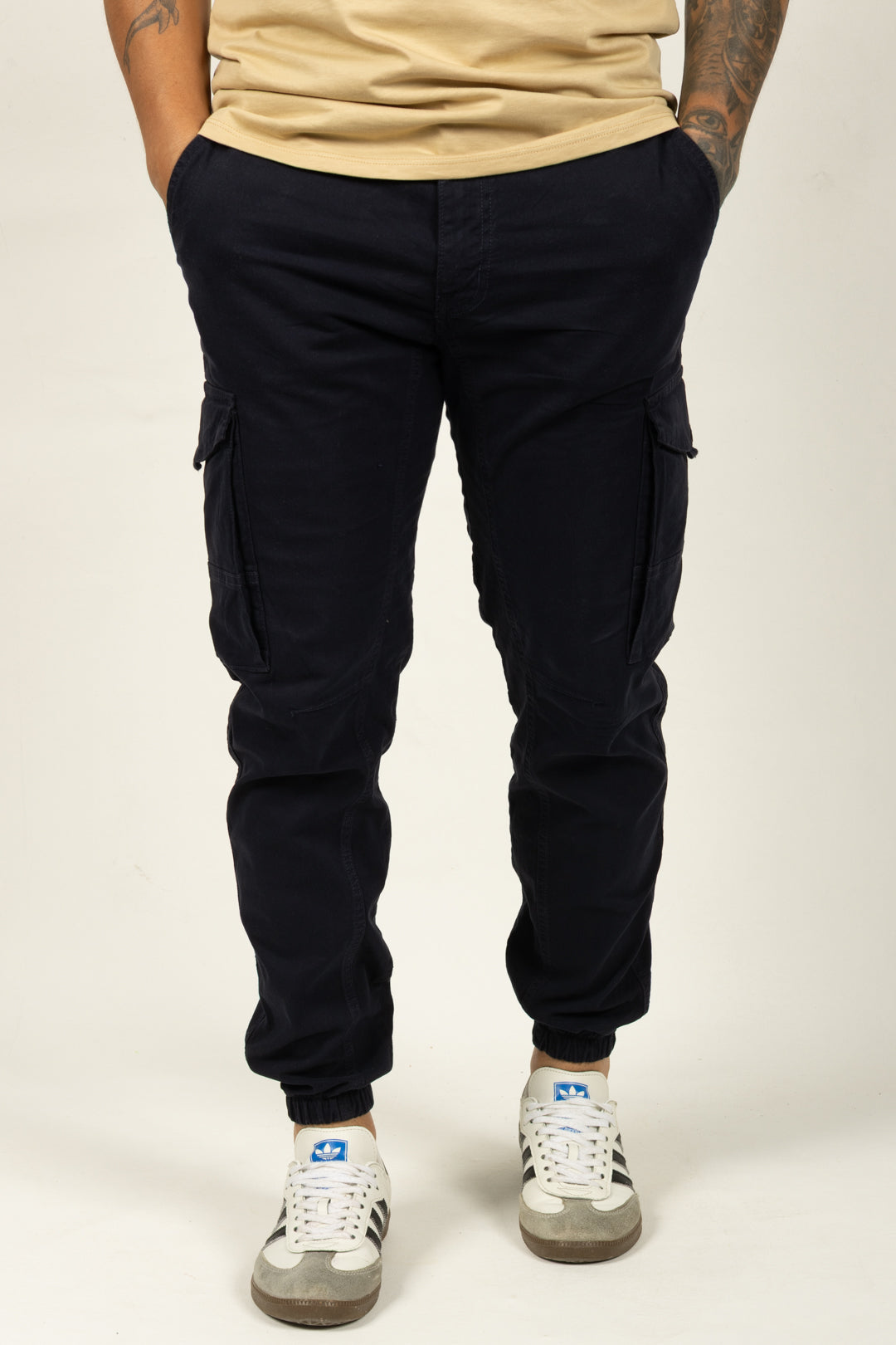 Pantalón Tipo Jogger para Hombre Azul oscuro 120105