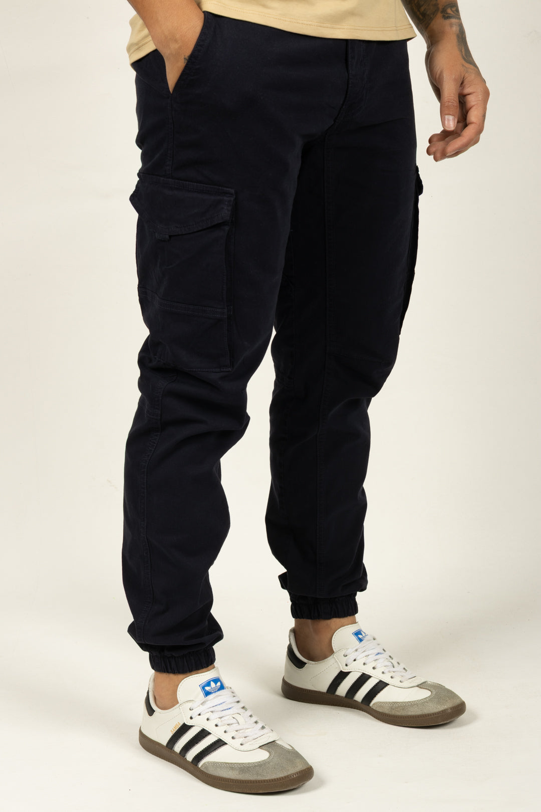 Pantalón Tipo Jogger para Hombre Azul oscuro 120105