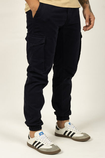 Pantalón Tipo Jogger para Hombre Azul oscuro 120105