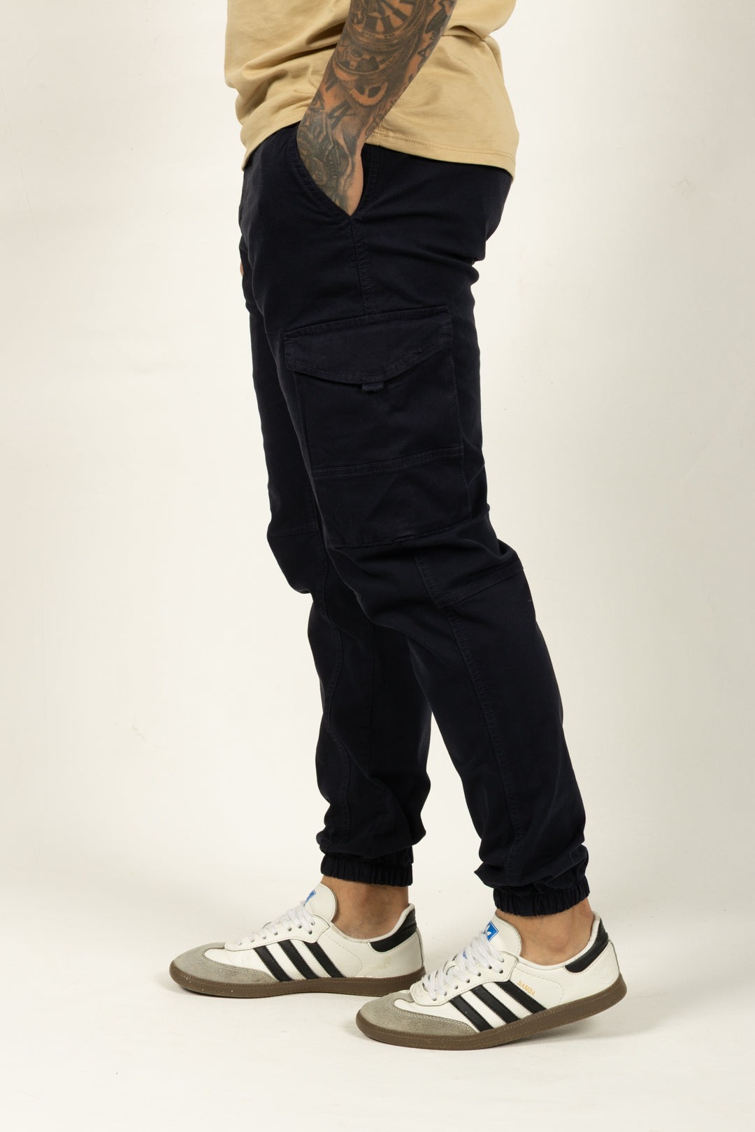 Pantalón Tipo Jogger para Hombre Azul oscuro 120105