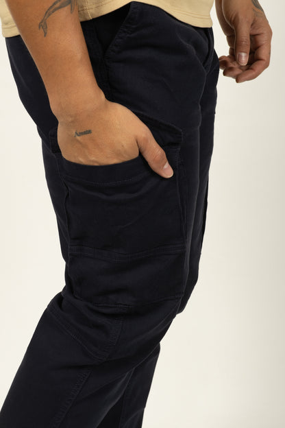 Pantalón Tipo Jogger para Hombre Azul oscuro 120105