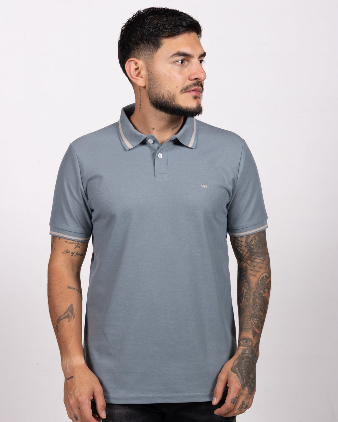 Camiseta Tipo Polo de Hombre