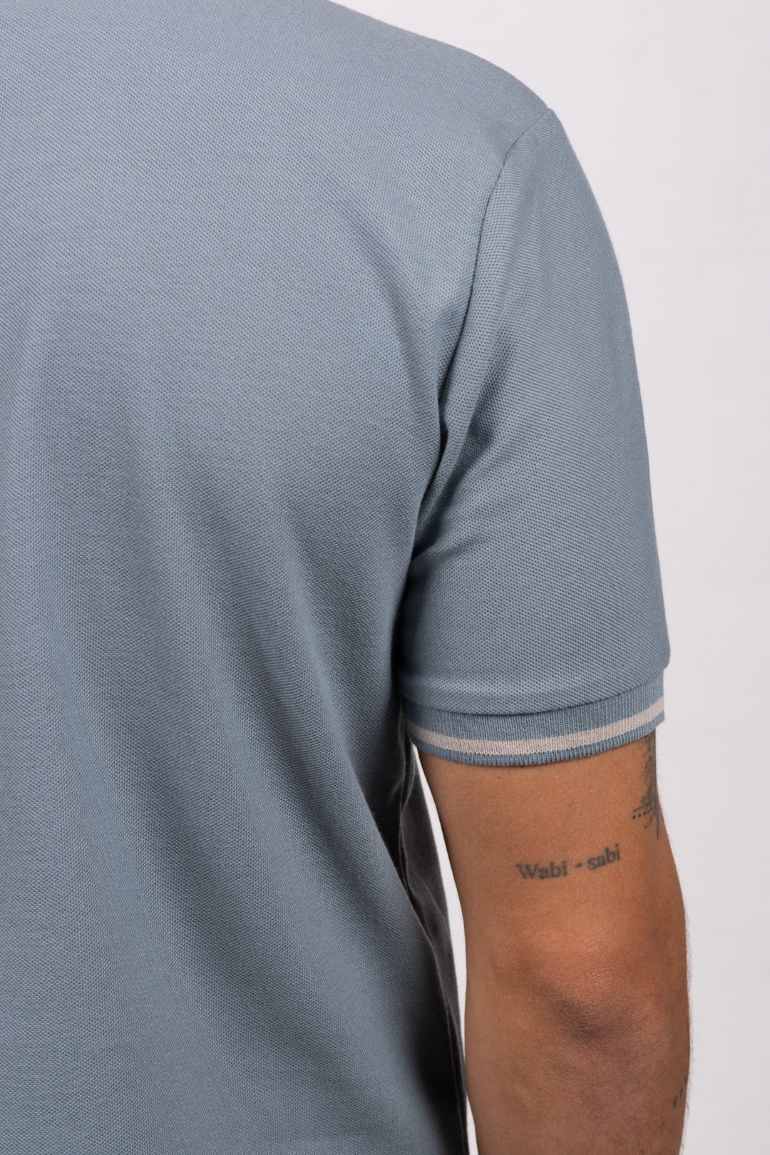 Camiseta Tipo Polo de Hombre. Azul Jo - 170515