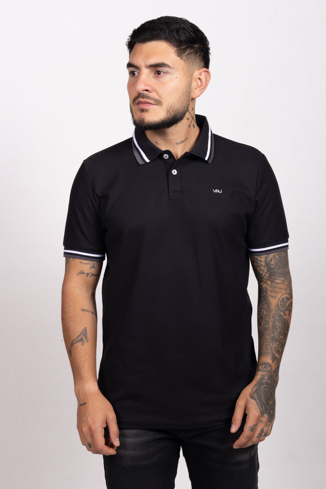 Camiseta Tipo Polo de Hombre