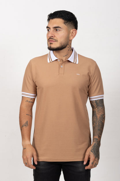 Camiseta Tipo Polo de Hombre
