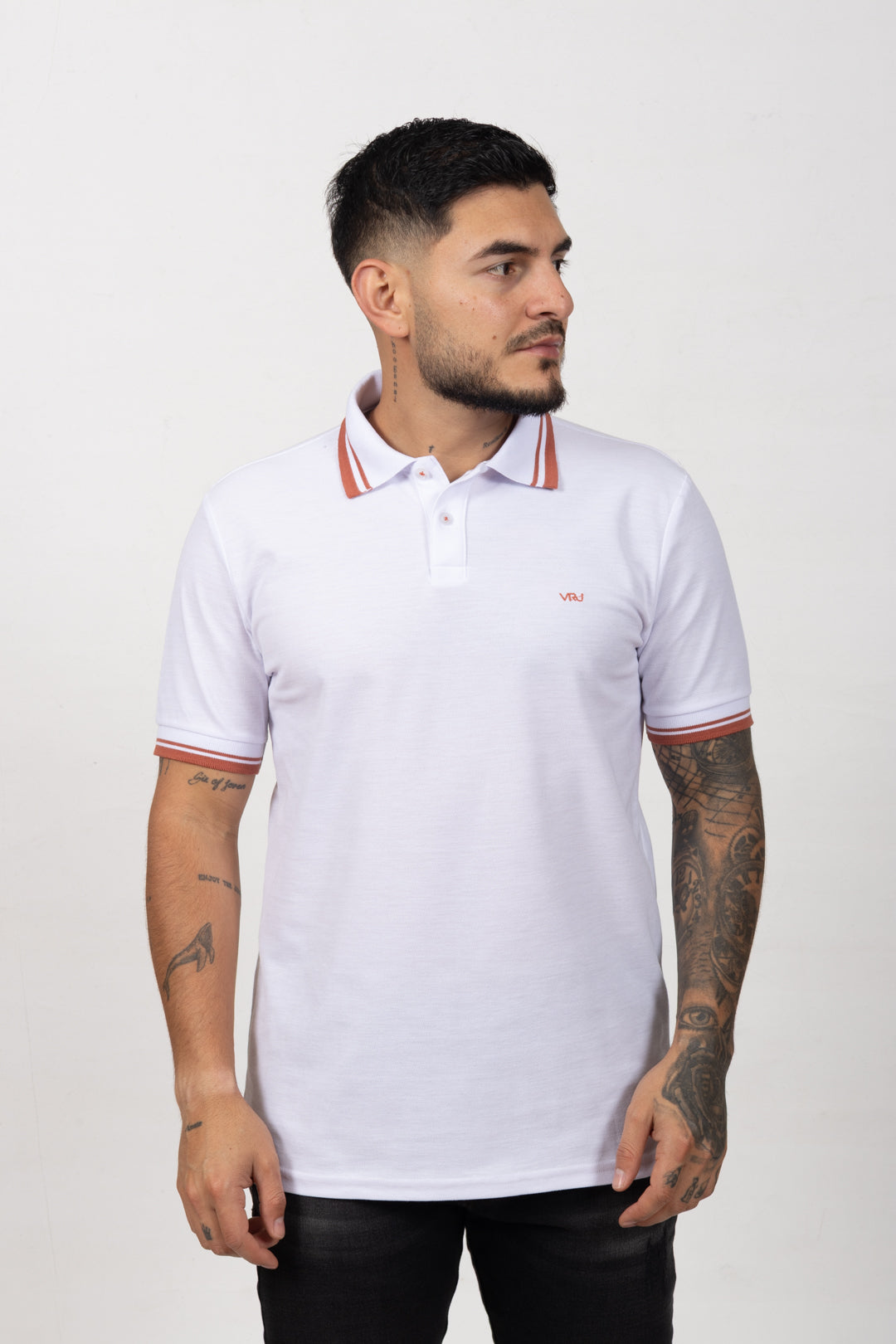 Camiseta Tipo Polo de Hombre