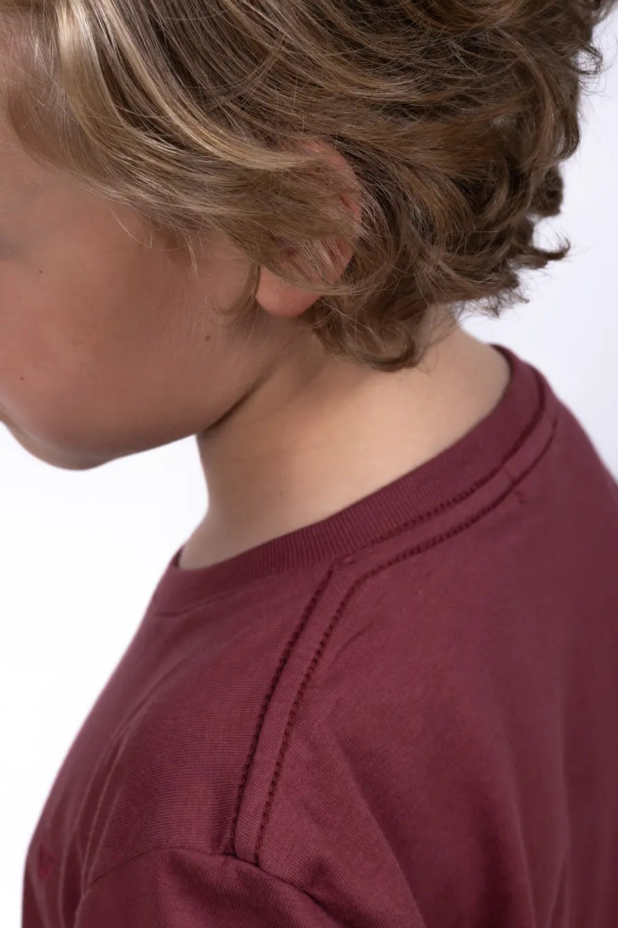 Camiseta Para Niño Cuello Redondo Terracota 180101
