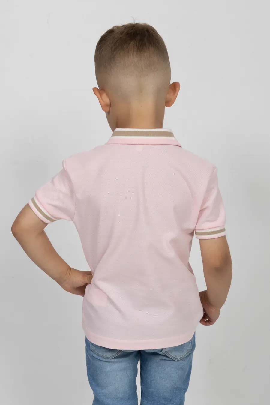 Polo Para Niño Rosado 200103