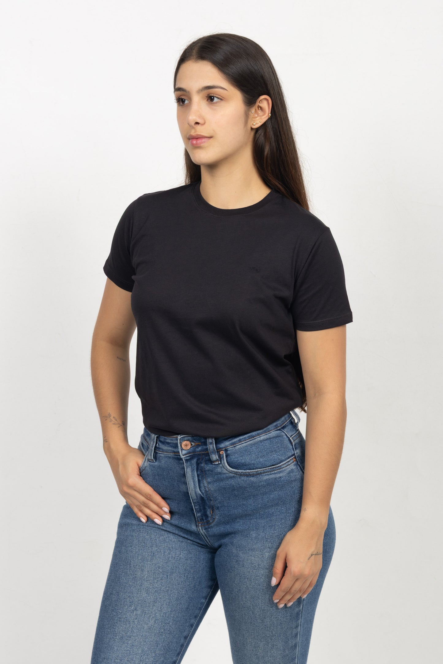 Camiseta para mujer Negro 230101