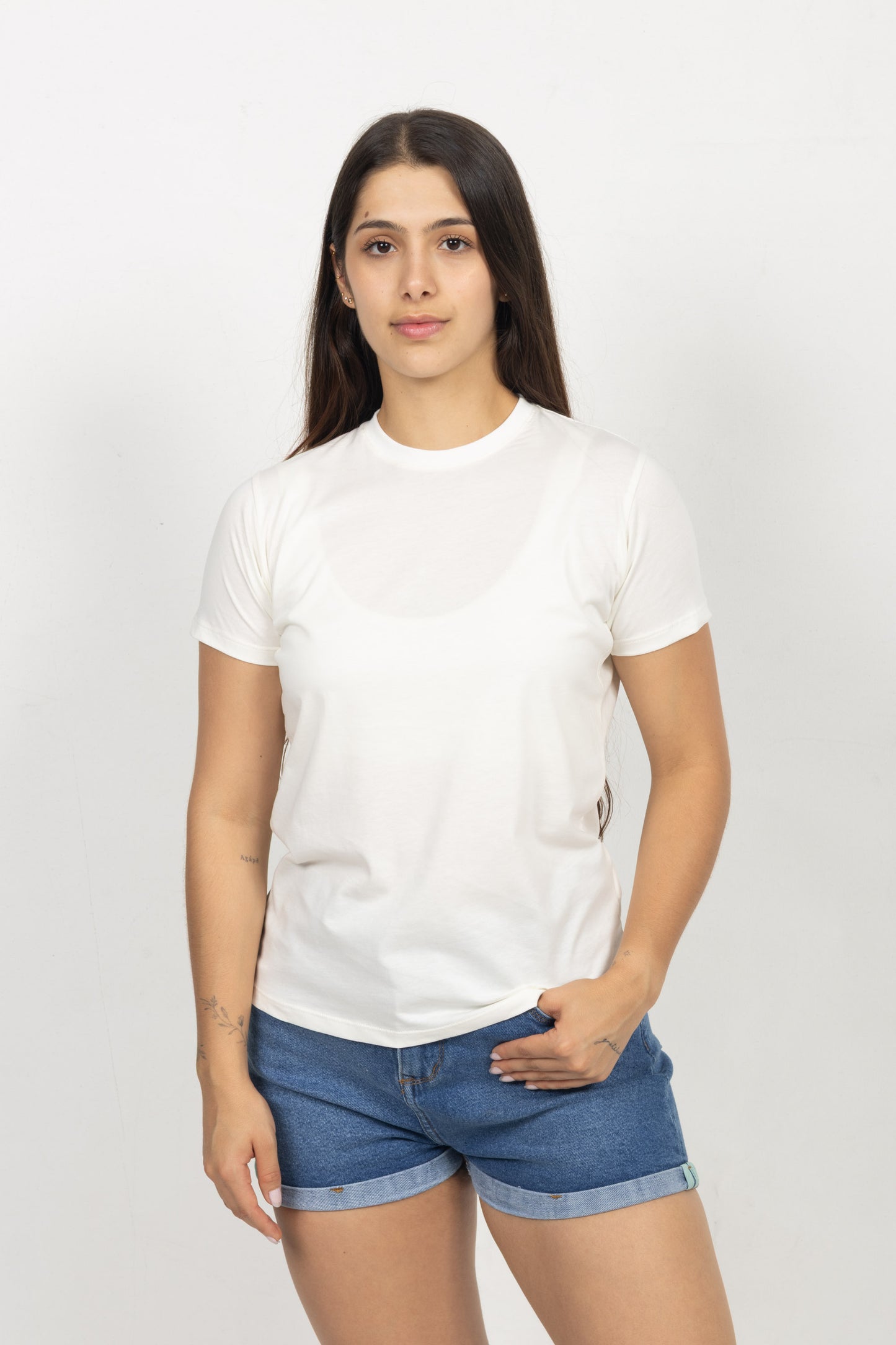 Camiseta para mujer Beige 230103