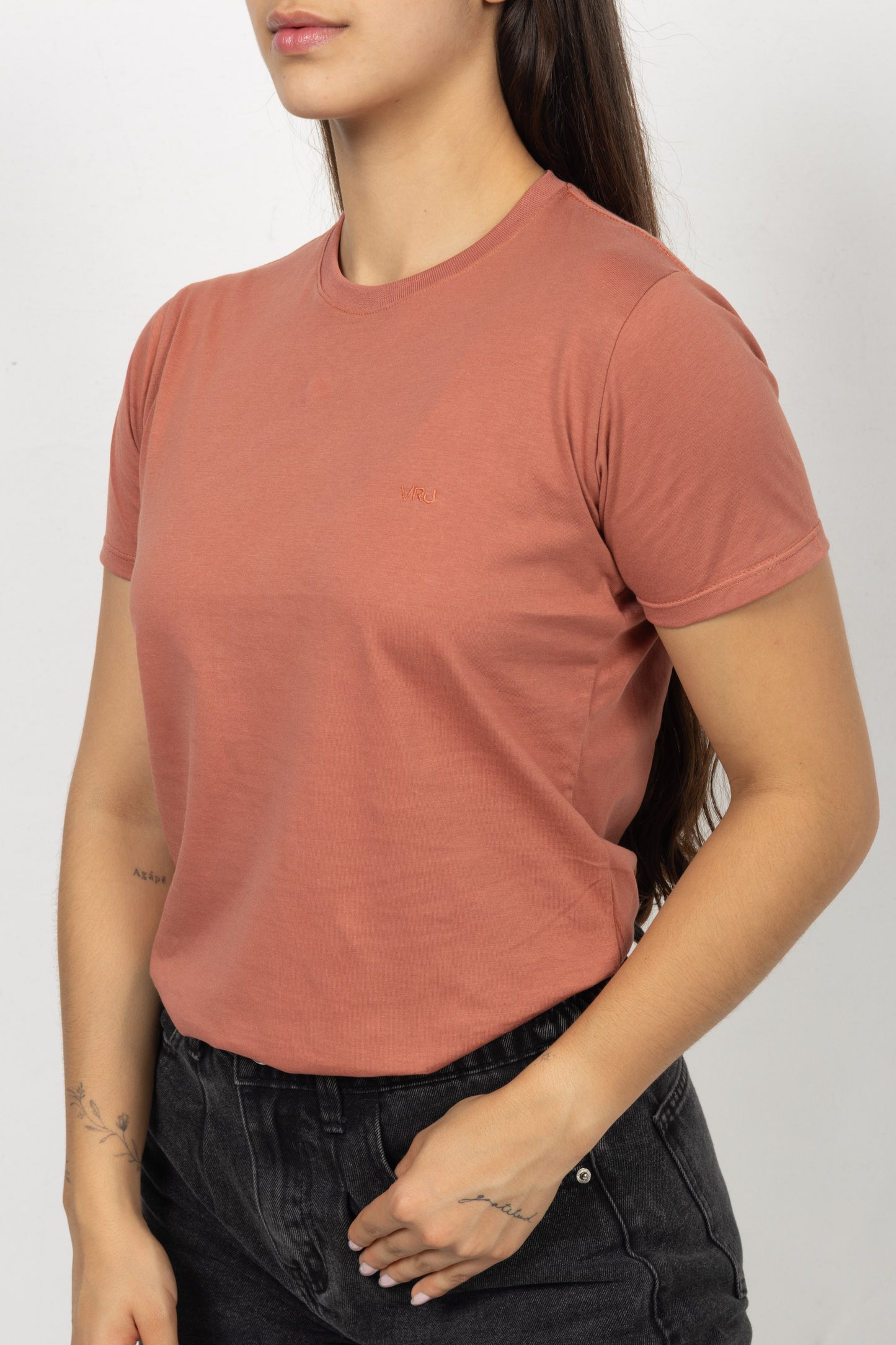 Camiseta para Mujer Marron Claro 230106
