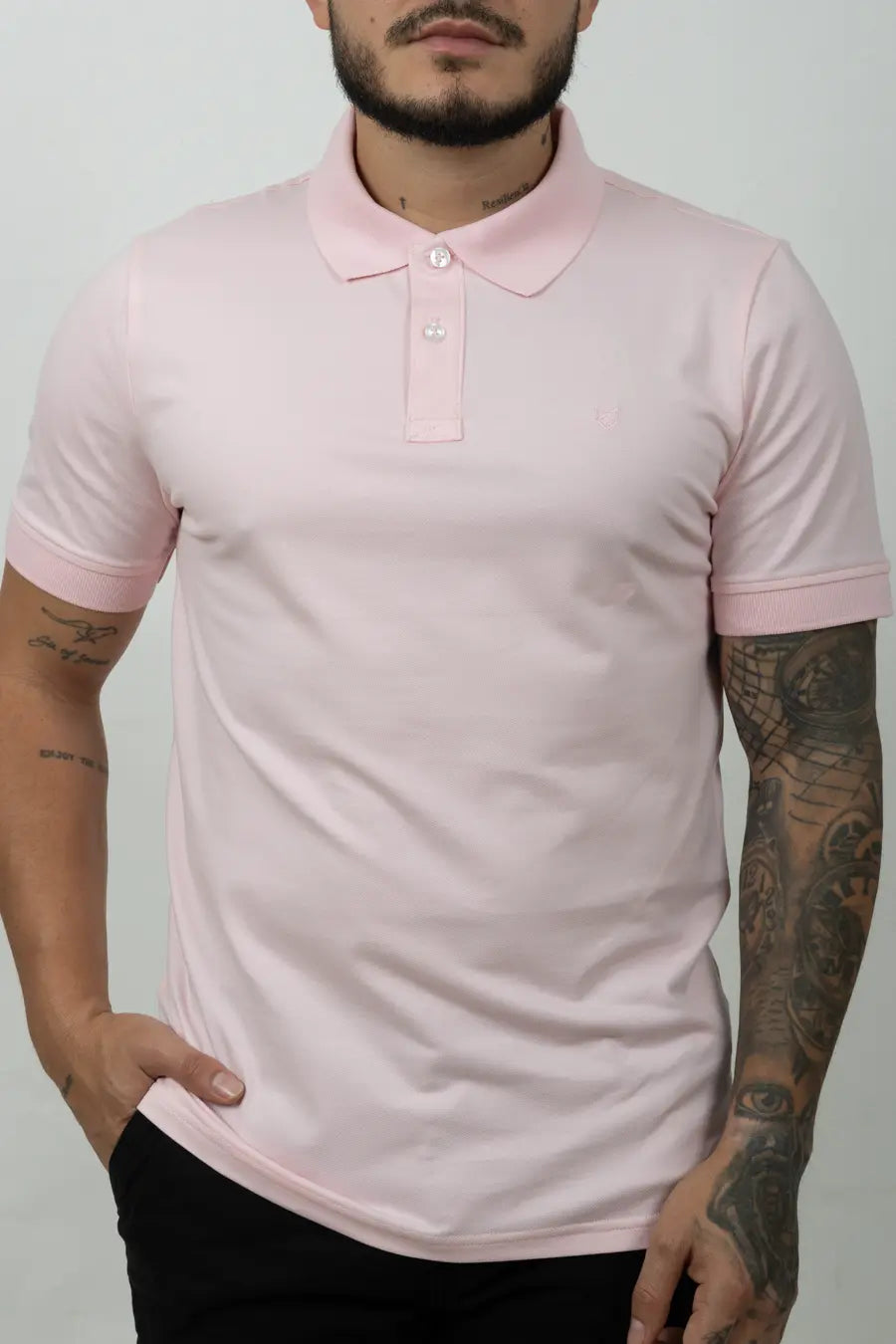 Polo Fondo Entero Color Rosado 30519