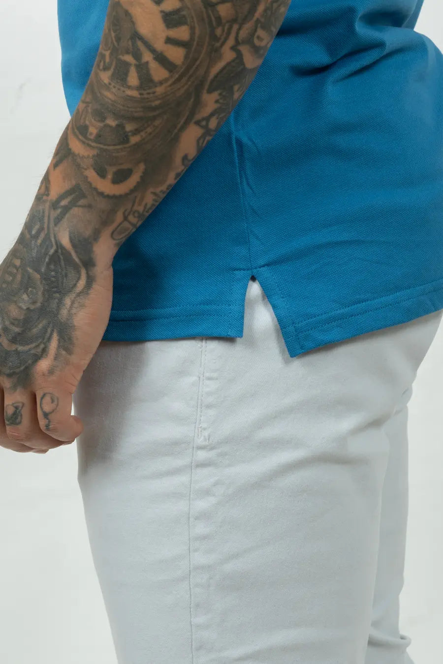 Polo Fondo Entero Color Azul Rey 30537