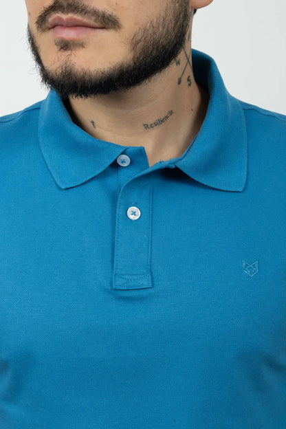 Polo Fondo Entero Color Azul Rey 30537