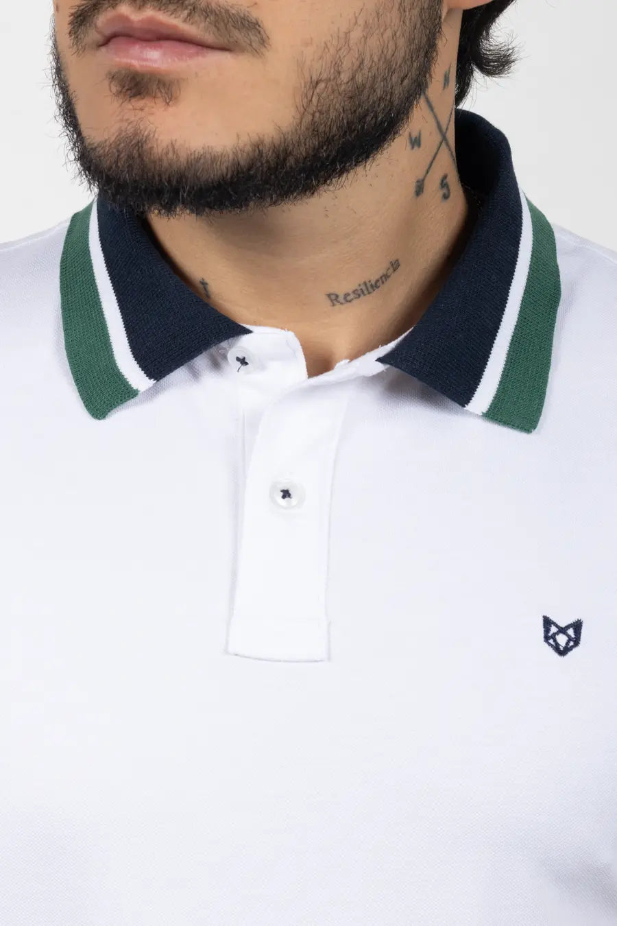 Polo Classic Fit Para Hombre Blanco 31029