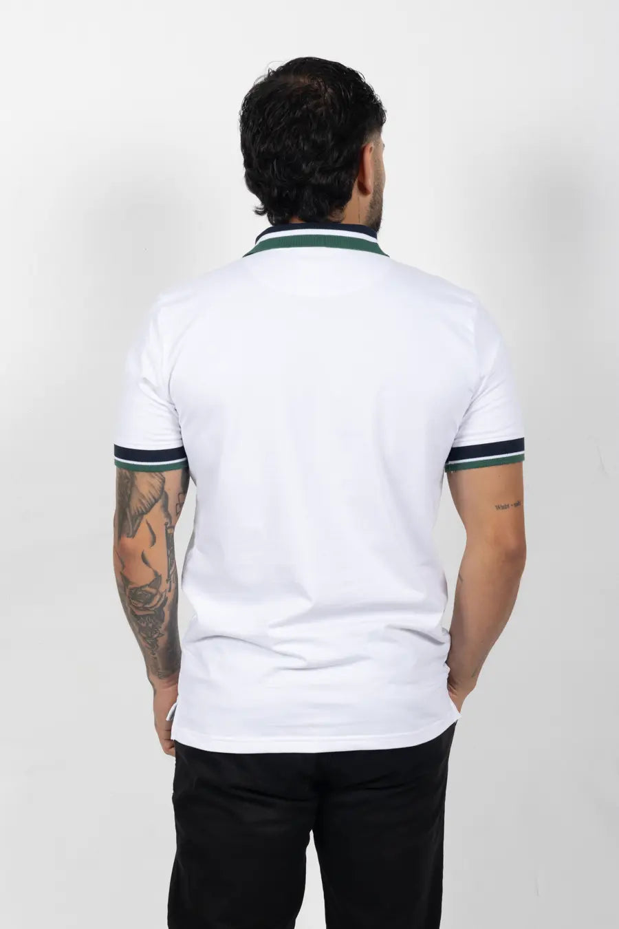 Polo Classic Fit Para Hombre Blanco 31029