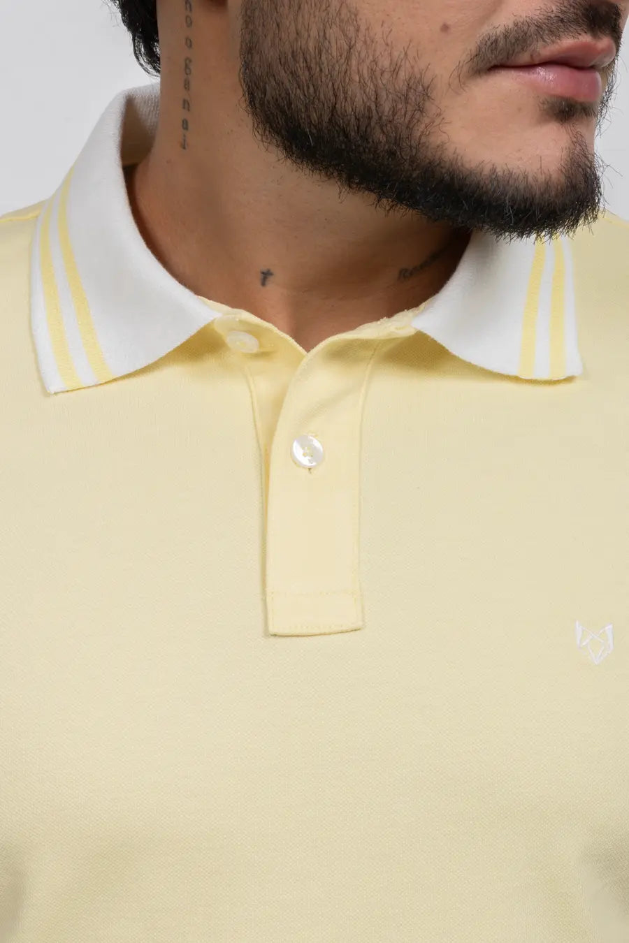 Polo Classic Fit Para Hombre Amarillo 31122