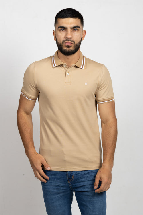Polo Classic Fit Para Hombre Arena 31134