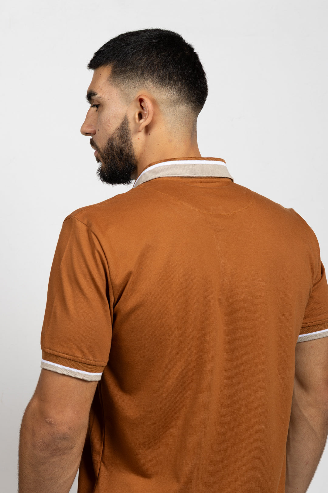 Polo Classic Fit Para Hombre Caki 31135