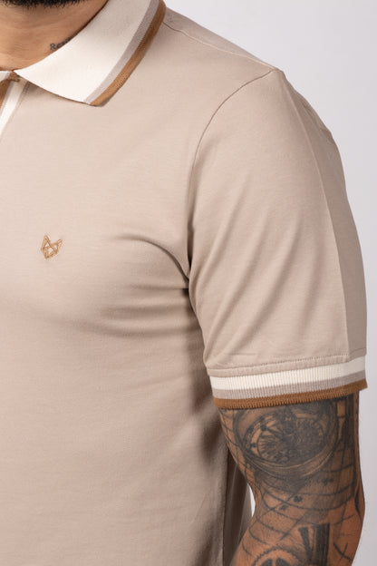 Polo Classic Fit Para Hombre Arena 31202