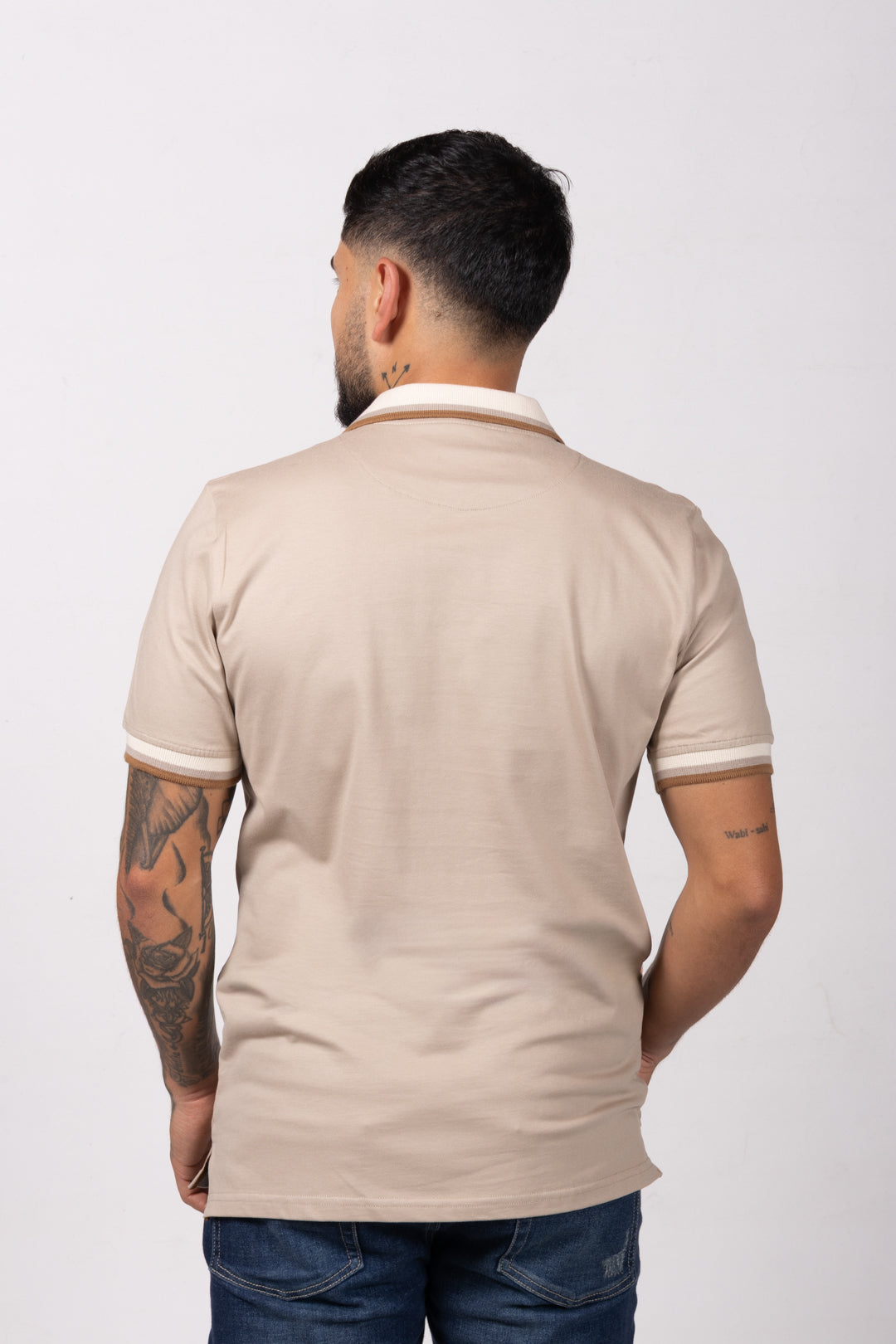 Polo Classic Fit Para Hombre Arena 31202
