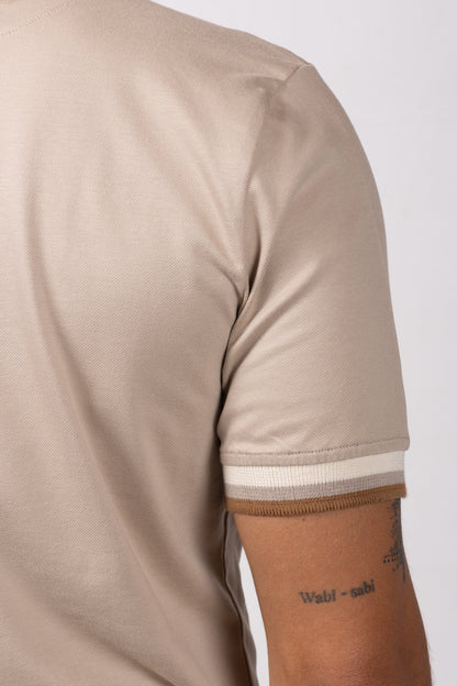 Polo Classic Fit Para Hombre Arena 31202