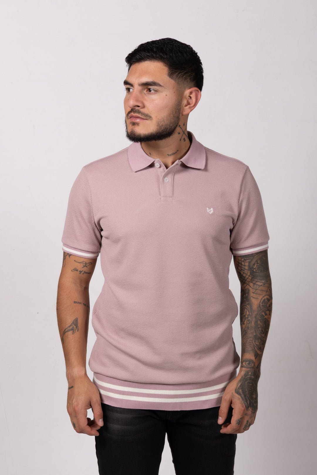 Polo Classic Fit Para Hombre Palo Rosa 31204